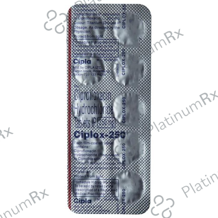 Ciplox 250mg Tablet 10s