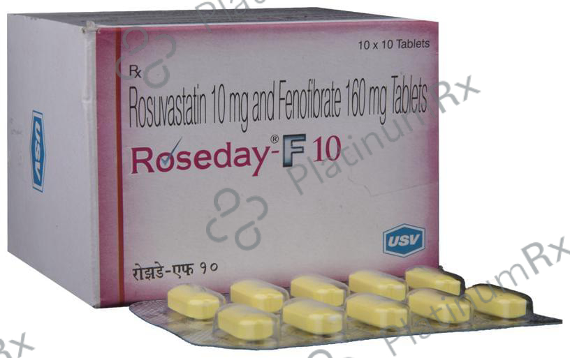 Roseday F 10 160/10mg Tablet 10s