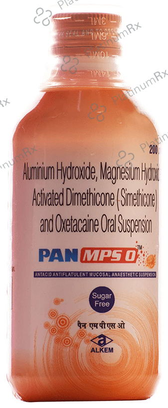Pan Mps O Oral Suspension Sugar Free 200ml