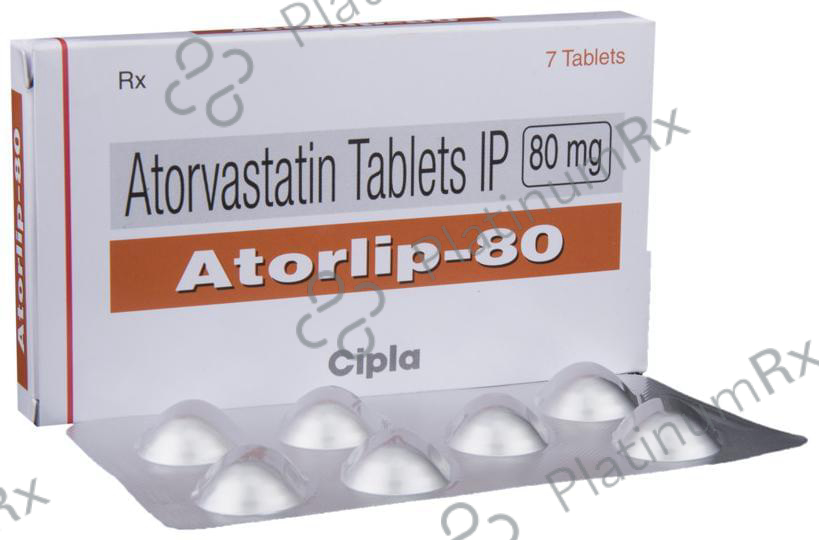 Atorlip 80 Tablet 7 Tablet