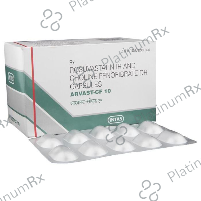 Arvast CF 135/10mg Capsule DR 10s