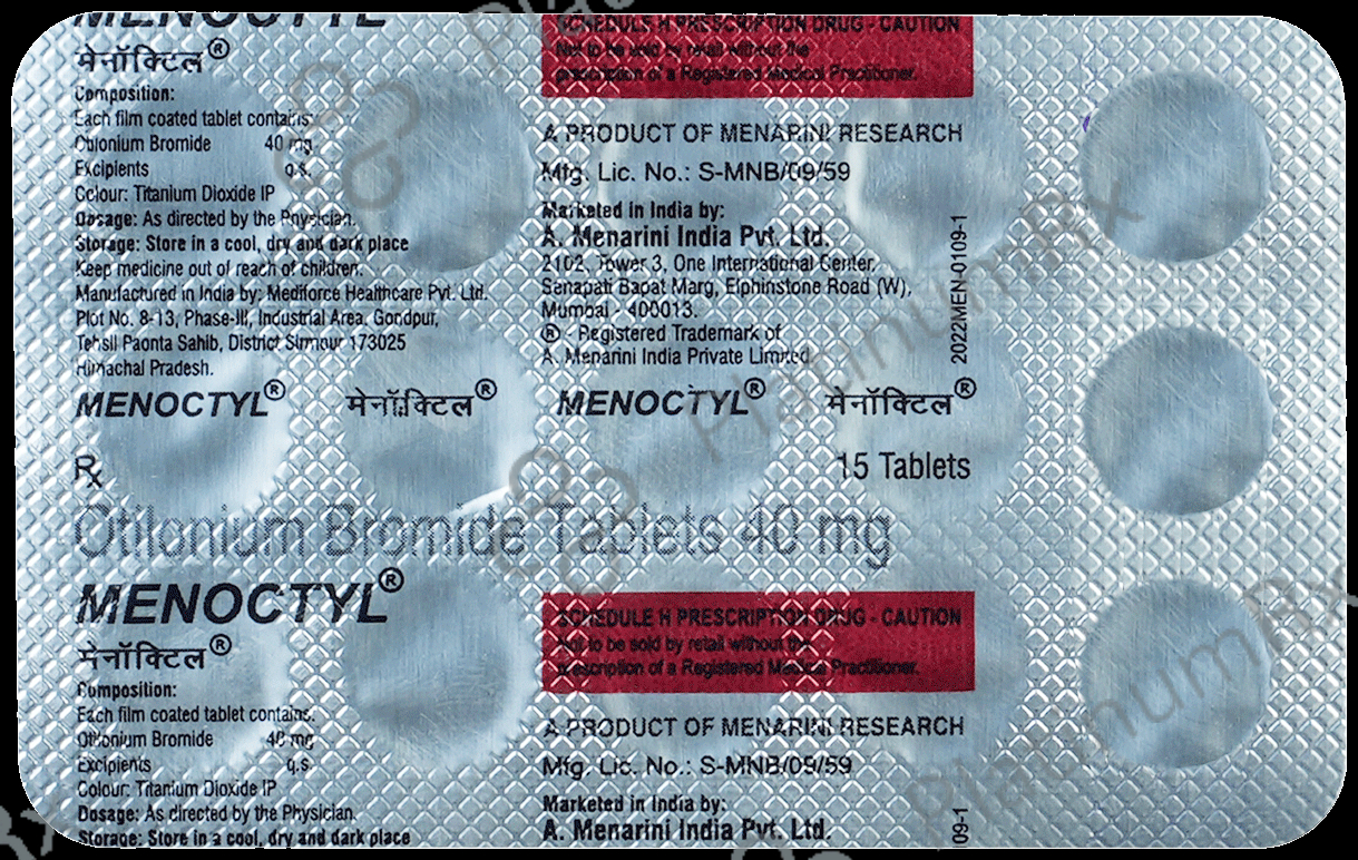 Menoctyl 40mg Tablet 15s