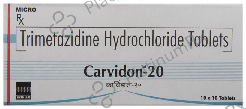 Carvidon 20mg Tablet 10s