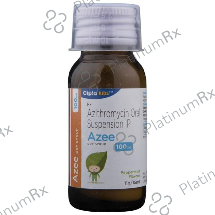 Azee 100mg Dry Syrup Peppermint