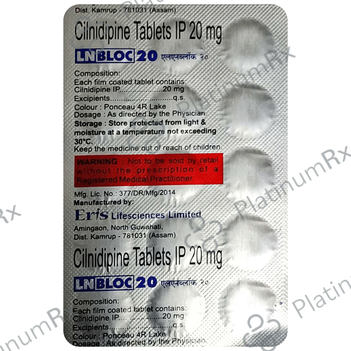 Lnbloc 20mg Tablet 15s