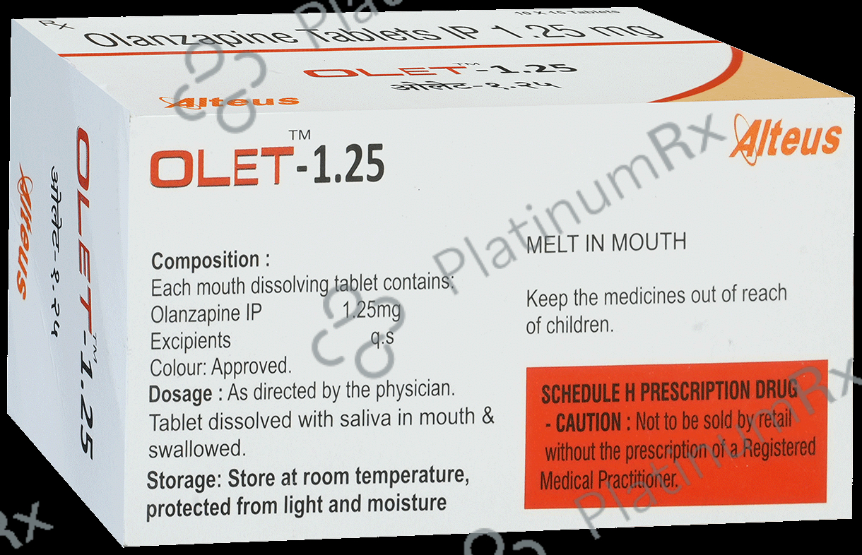 Olet 1.25mg Tablet 15 Tablet