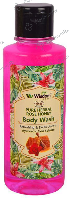 Wisdom Natural Pure Herbal Body Wash Rose Honey