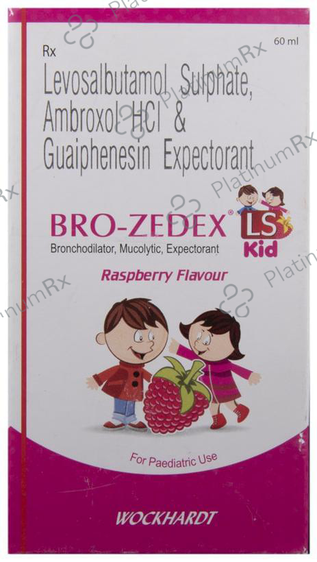 Bro Zedex LS Kid Raspberry Expectorant 60ml