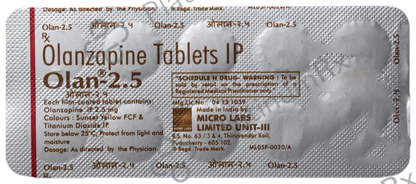 Olan 2.5mg Tablet 10s