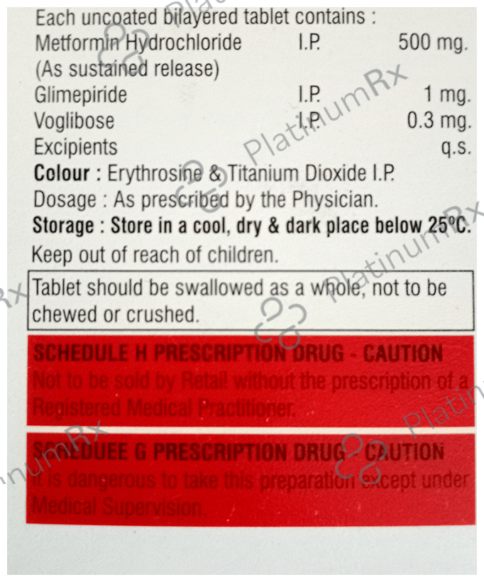 Zymride MV 1 Tablet SR