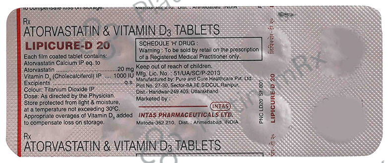 Lipicure-D 20 Tablet