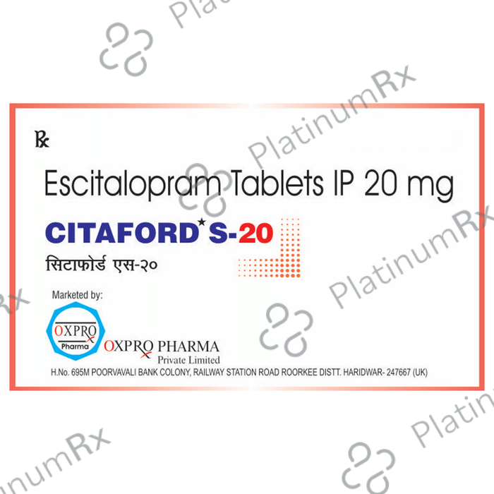Citaford S 20 Tablet