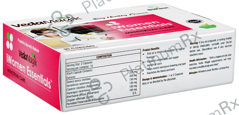 Vedamagik iWomen Essentials Menstrual Care Capsule