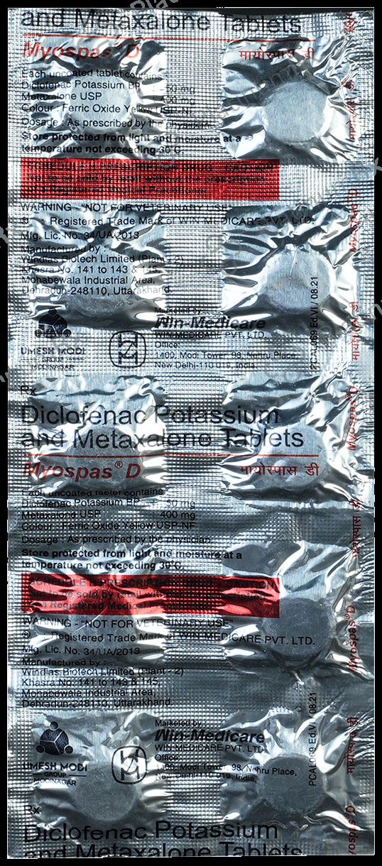 Myospaz D Tablet