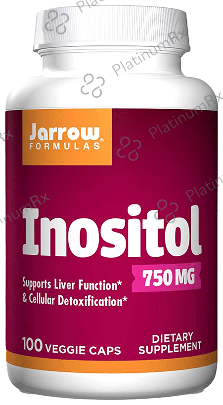 Jarrow Formulas Inositol 750mg Veggie Capsule - Supports Cellular Health