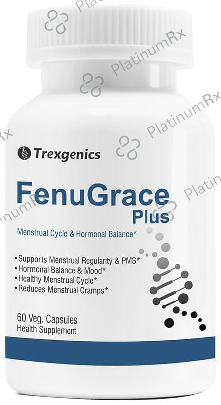 Trexgenics FenuGrace Plus Menstrual Cycle Support Veg Capsules