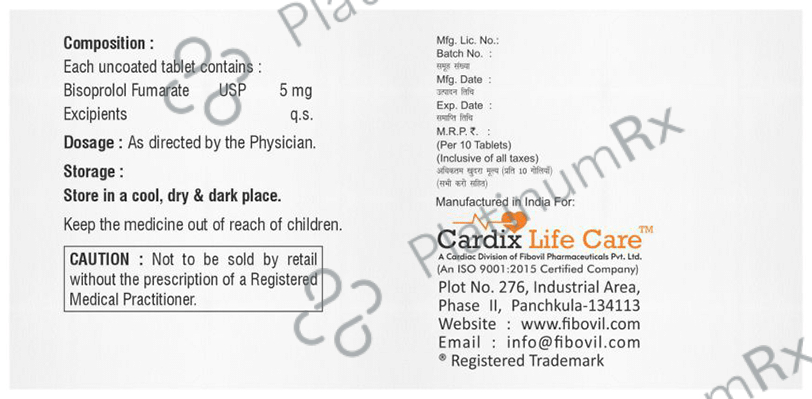 Bisorix 5mg Tablet