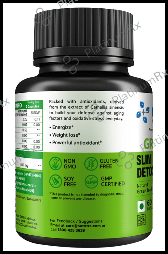 NatXtra Green Tea Slim and Detox Capsule