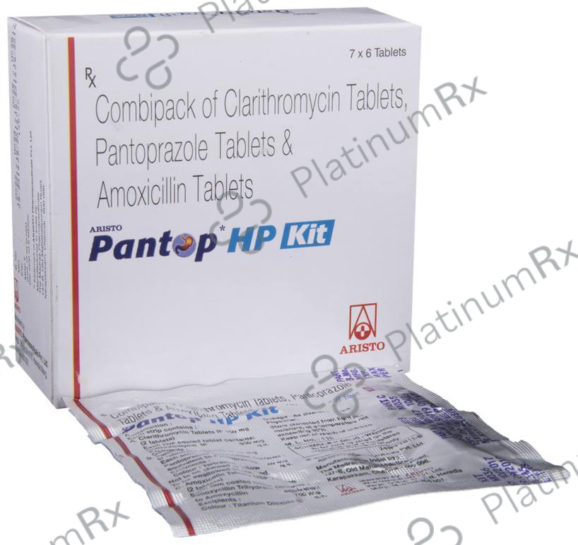Pantop HP Kit 75/500/40mg Tablet 6s