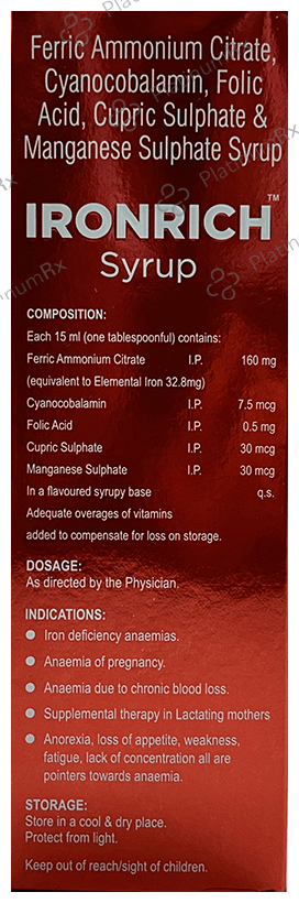 Ironrich Syrup 225 ml