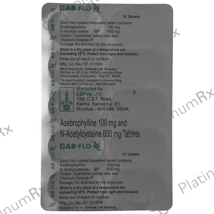 AB Flo N 100/600mg Tablet 10s
