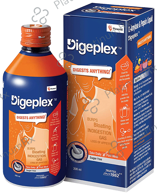 Digeplex 62.5/20mg Syrup 200ml