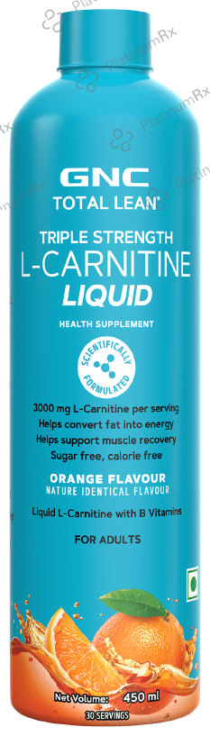 GNC L-Carnitine Liquid Orange