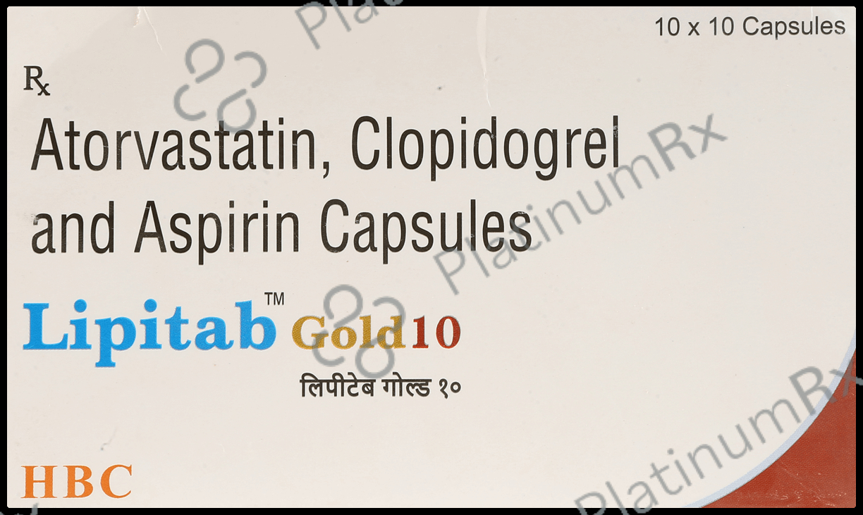 Lipitab Gold 75/10/75mg Capsule 10s