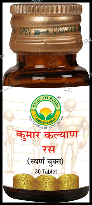 Basic Ayurveda Kumar Kalyan Ras with Gold & Pearl 30 tablets