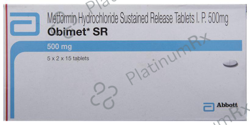 Obimet 500mg SR Tablet 15s