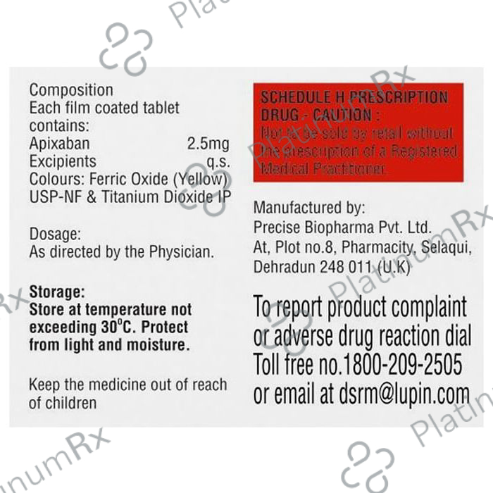 Pixaflo 2.5mg Tablet