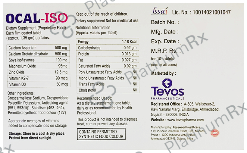 Ocal-ISO Tablet
