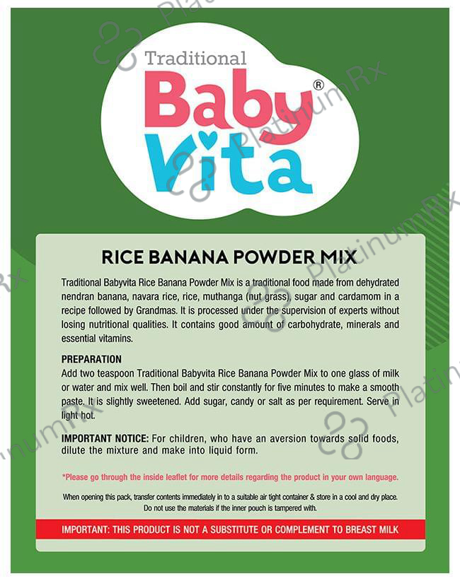 Baby Vita Rice Banana Powder Mix