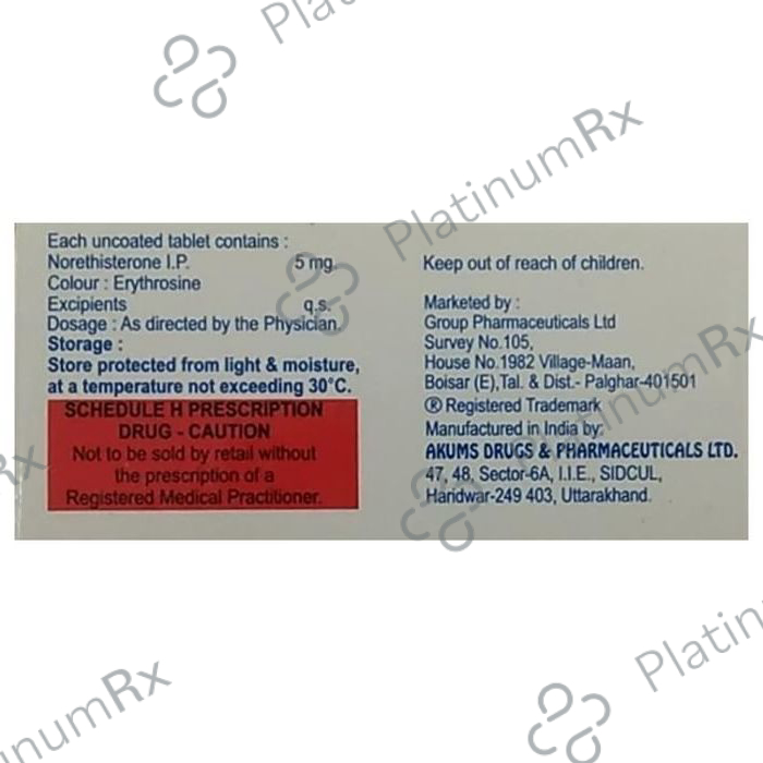 Regulate 5mg Tablet 10s