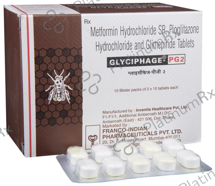 Glyciphage-PG2 Tablet SR 10 Tablet SR