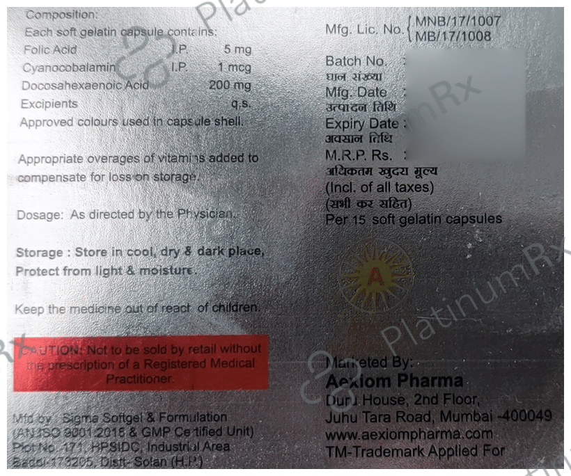 Folraise-DHA Softgel Capsule