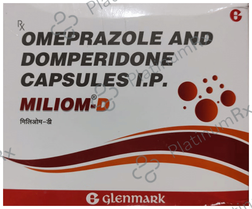 Miliom D 10mg/20mg Capsule 15 Capsule