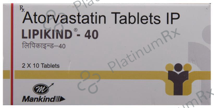 Lipikind 40mg Tablet 10s