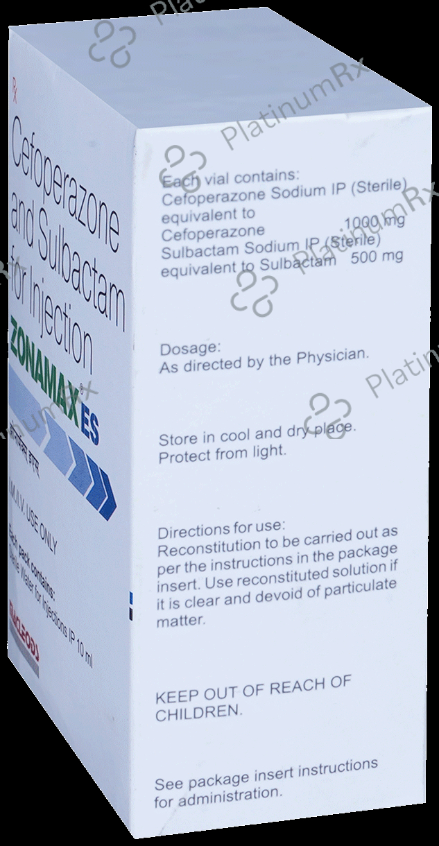 Zonamax ES 1000 mg/500 mg Injection