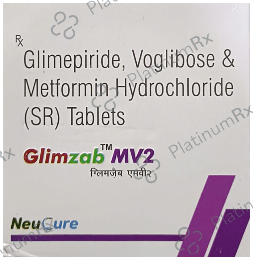 Glimzab MV 2 Tablet SR