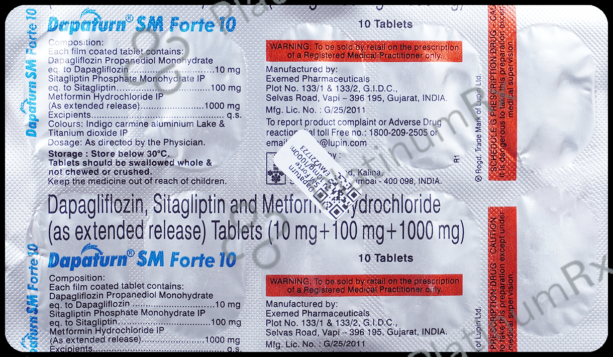 Dapaturn SM Forte Tablet ER 10s