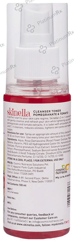 Skinella Cleanser Toner Pomegranate & Tomato