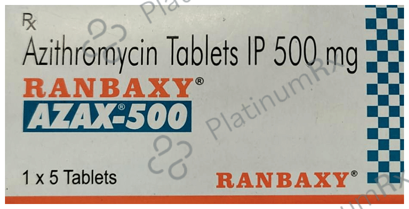 Azax 500 Tablet 5 Tablet