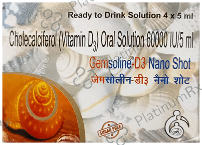 Gemsoline-D3 Nano Shot Sugar Free