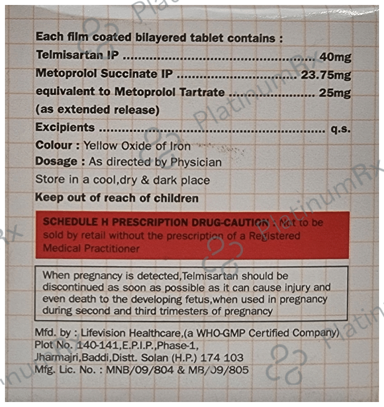 Cardiotel-Beta 25 Tablet ER