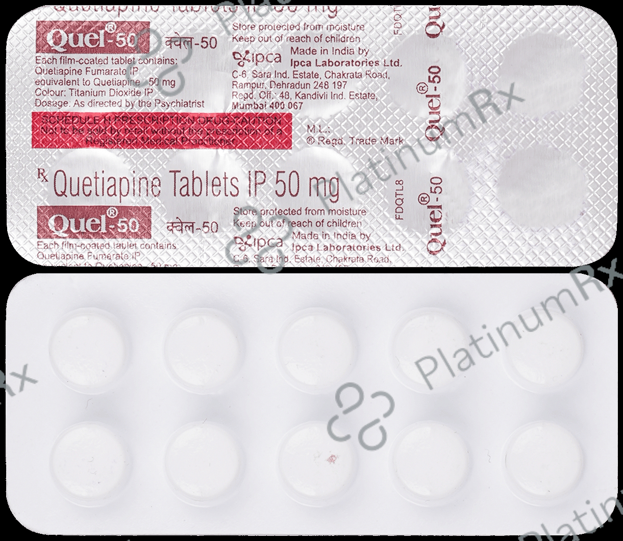 Quel 50mg Tablet 10s