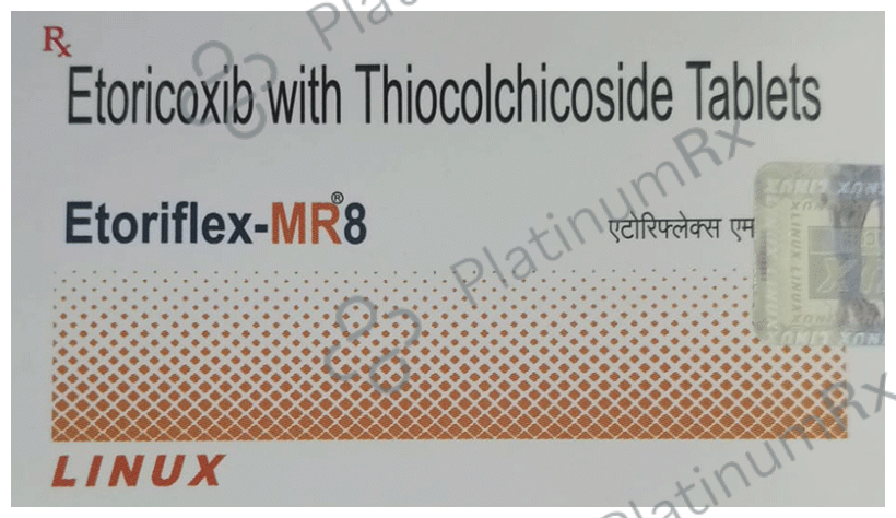 Etoriflex 60/8mg Tablet MR 10s