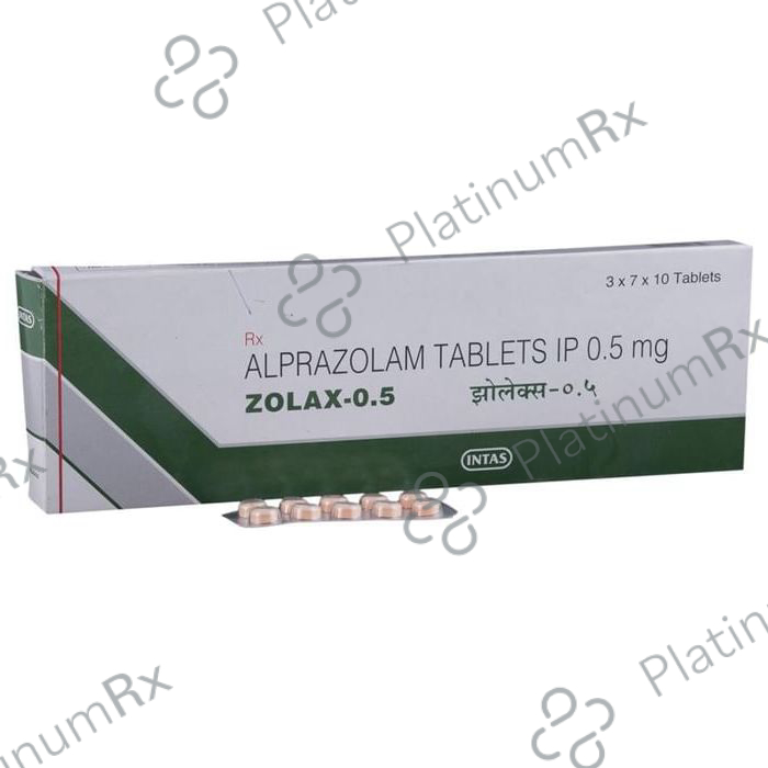 Zolax 0.5mg Tablet 10s