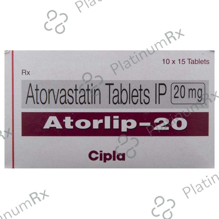 Atorlip 20mg Tablet 15s