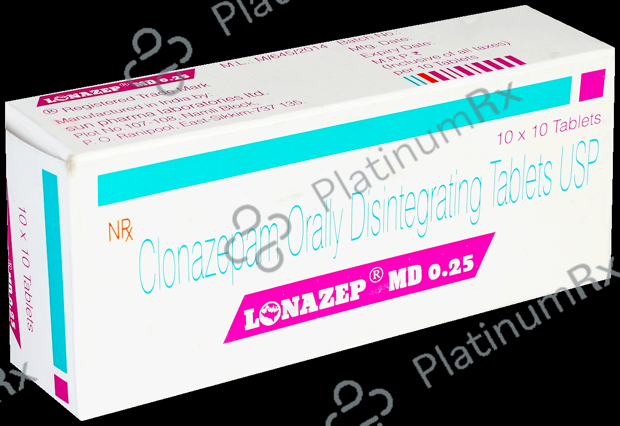 Lonazep 0.25mg Tablet MD